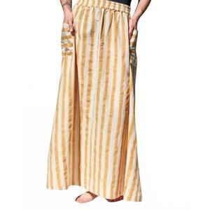 NEW HAPPY FRENCH GANG tilda maxi skirt in camel